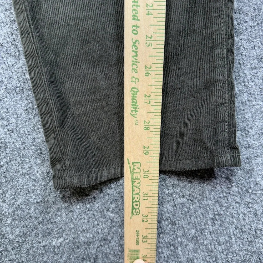 Bonobos Corduroy Pants Men's 30x30 Green Straight Stretch‎ Outdoor Casual Chino